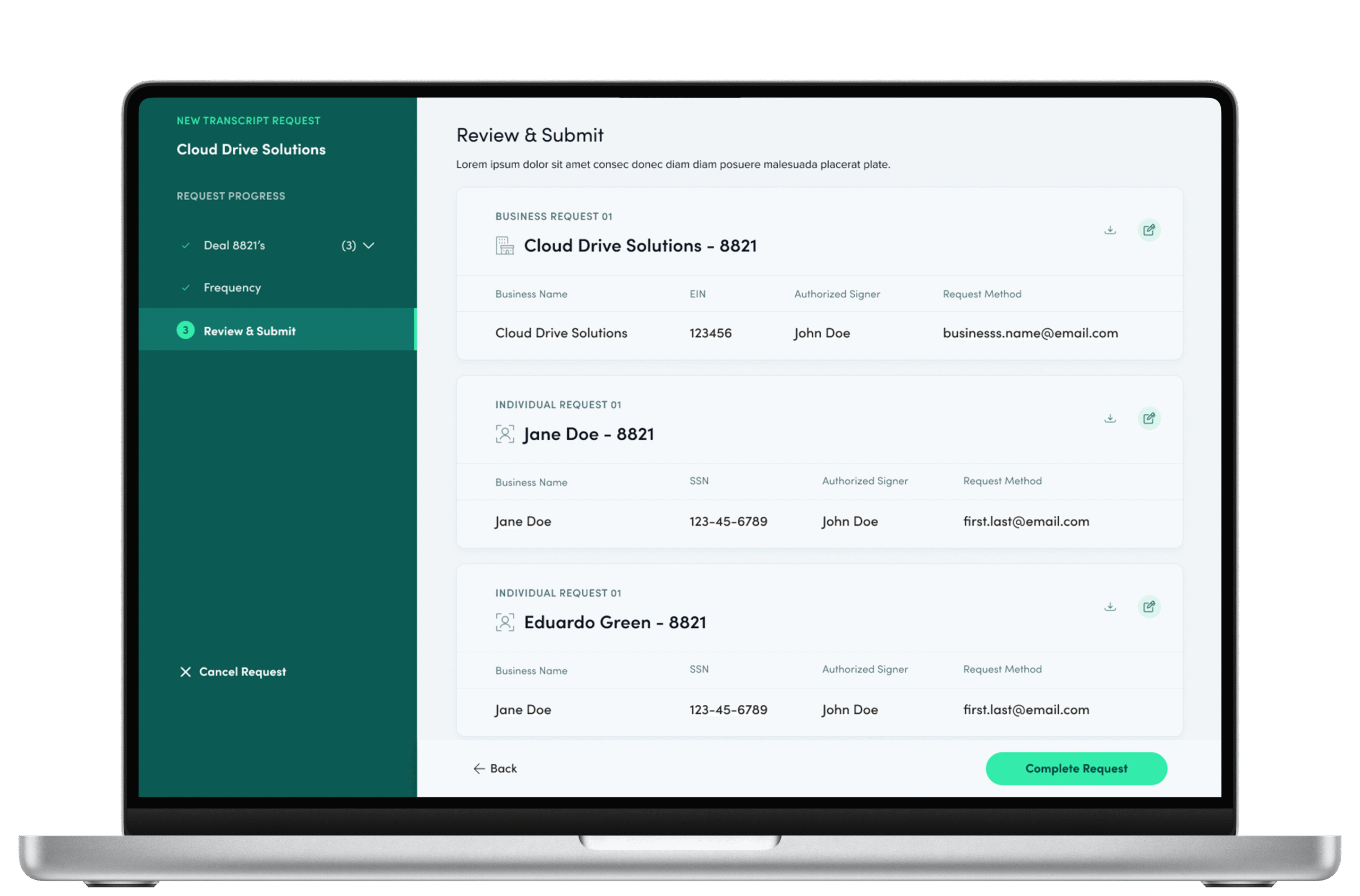 tax on demand dashboard 2